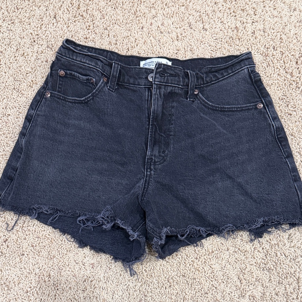 Abercrombie  Dark Denim Jean Shorts